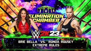 WWE 2K23 - Brie Bella VS Ronda Rousey - Extreme Rules Match