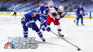 NHL Stanley Cup Qualifying Round: Blue Jackets vs. Leafs | Game 2 EXTENDED HIGHLIGHTS | NBC Sports