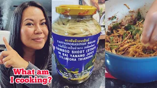 Vlogmas Day 10🌲Mukbang Thai Bamboo Shoot Salad w/Recipe 🇹🇭ซุบหม่อไม้ || So Yummy With Sticky Rice |