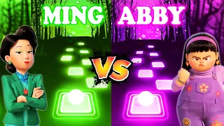 Turning Red Ming VS Abby | Nobody Like U - Tiles Hop EDM Rush!