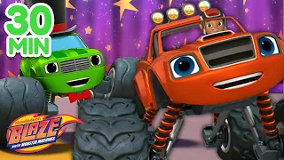 Blaze's Funny Jokes & April Fool's Day Fun! | 30 Minute Compilation | Blaze and the Monster Machines
