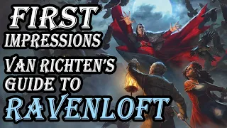 Van Richten's Guide to Ravenloft LIVE First Thoughts & Impressions | D&D 5e