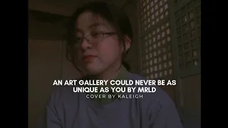 mrld • an art gallery could never be as unique as you cover