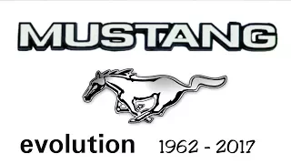 Evolution of the Ford Mustang 1962-2017