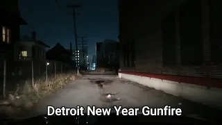 DETROIT NEW YEARS GUNFIRE VS CHICAGO NEW YEARS GUNFIRE