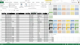Tworzenie i formatowanie tabel - Kurs Excel od podstaw