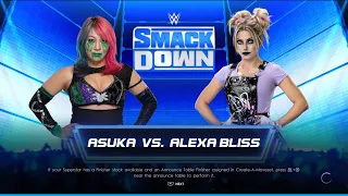 WWE 2K22 Universe Mode | Asuka Vs Alexa Bliss