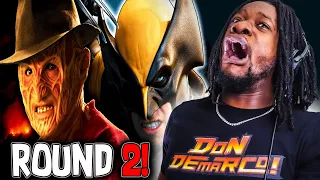 HE CALLED HIM R KELLY! | Freddy Krueger vs Wolverine - Epic Rap Battles of History (ROUND 2)