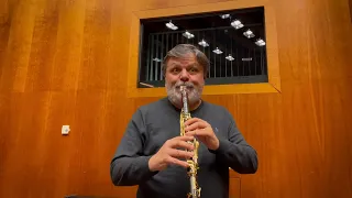 Corrado Giuffredi, MANGANI Pagina d'album (the original version for solo clarinet)