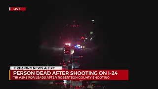 Person dead after shooting on I-24