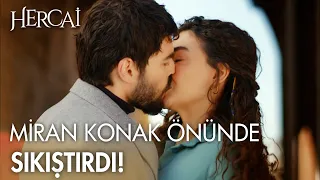 Miran'dan Reyyan'a konak önünde ani öpücük! - Hercai Yeniden