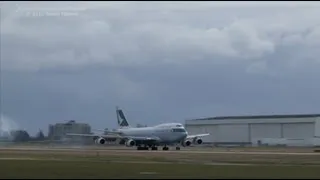 Windy landings up to 42 knots at YVR - Vancouver
