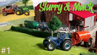 The Big 1/32 Model Farm Diorama Day 1 - Slurry & Muck, New Owner For Abandoned Farm?