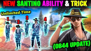 🤯New SANTINO character ability Test & Details | How to use SANTINO character Ability | Harsh78