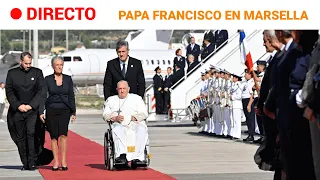 PAPA FRANCISCO: LLEGADA a MARSELLA con motivo de la CUMBRE del MEDITERRÁNEO | RTVE