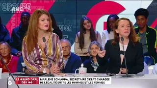 Marlène Schiappa était l'invitée du "Grand Oral" de "Grandes Gueules" de RMC (1ère partie