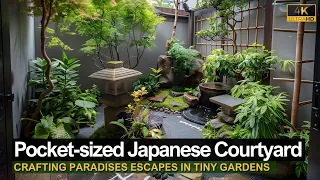 Pocket-sized Paradises: Crafting Japanese Courtyard Escapes in Tiny Gardens