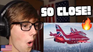 American Reacts to the Red Arrows on Tour!