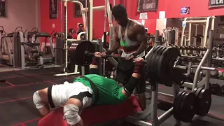 Tom Nash Bench Press 425 lbs  x 5 reps at 48 years old.