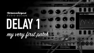 Joranalogue Audio Design DELAY 1 / first patch