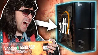 MONTÉ el PC GAMING más POTENTE del MUNDO 👹 para la VOODOO 5 5500 3dfx AGP