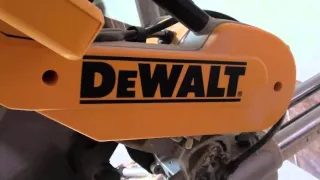 DEWALT DWS780 торцовочная пила.