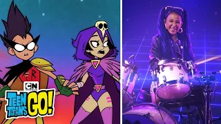 Night Begins to Shine (Nandi Bushell Cover) 🥁 | Teen Titans Go! | Cartoon Network