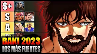 LOS MÁS FUERTES DE BAKI 2023 CLASIFICACIÓN TIER LIST MANGA