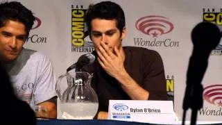 dylan o'brien at the teen wolf panel - wondercon 2013