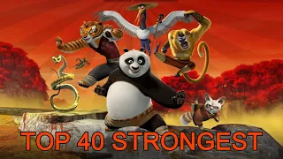 Top 40 Strongest Kung Fu Panda Characters