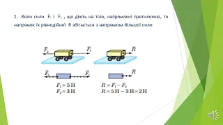 фізика 7 кл  Урок №38  Сила – міра взаємодії