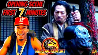 SNEAK PEEK! MORTAL KOMBAT "SCORPION vs SUB-ZERO" FIRST 7 MINUTES OPENING SCENE REACTION (2021)