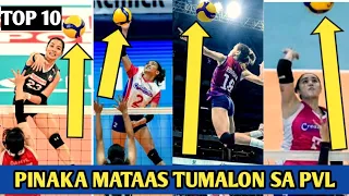 TOP 10 PINAKA MATAAS TUMALON SA PVL 2024