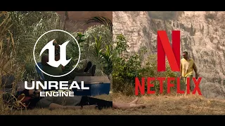 Netflix movie scene made in Unreal Engine 4 | Side By Side Comparison | Extraction | UE5