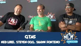 GTAV Interview with Steven Ogg, Ned Luke & Shawn Fonteno - MCM Comic Con London - May 2018