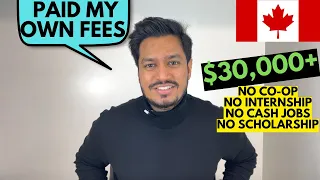 HOW I PAID MY FEES MYSELF WHILE STUDYING IN 🇨🇦 CANADA ? STEP-BY-STEP EVERY DOLLAR BREAKDOWN