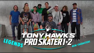 Tony Hawks Pro Skater 1+2 Cast 2020 New Skateboarding Footage | ALL CHARACTERS (Legends+New Skater)