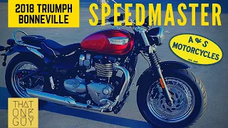 2018 Triumph Bonneville Speedmaster test ride and review | Comfort, style and power