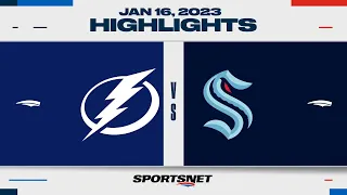 NHL Highlights | Lightning vs. Kraken - January 16, 2023