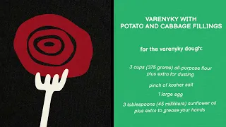 The Authentic Ukrainian Kitchen: Varenyky Recipe