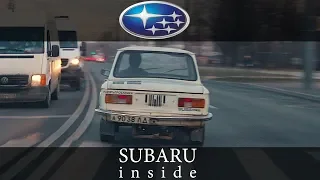 ZAZ with Subaru engine. First ride to the city
