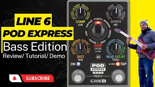 Worst Multi-Effects Pedal Ever? | Line 6 "POD Express" Bass Edition | Review/ Tutorial / Demo