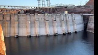 Lake Powell Drought Glen Canyon Dam Low Water Level March 2023