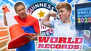 BREAKING FOOTBALL WORLD RECORDS (IMPOSSIBLE)