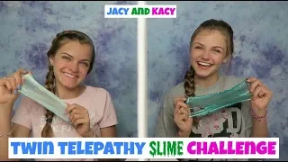 Twin Telepathy Slime Challenge ~ Jacy and Kacy