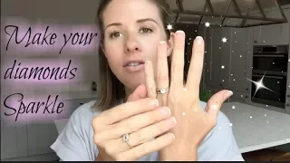 HOW TO CLEAN YOUR WEDDING RING | MAKE YOUR DIAMONDS SPARKLE