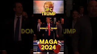 American Badass President Trump enters UFC 299 in Miami Florida! MAGA ENERGY Is Huge! 🇺🇸