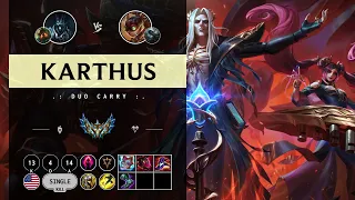 Karthus Carry vs Ziggs - NA Challenger Patch 14.9