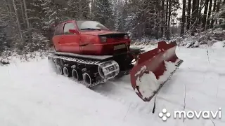 гусеничный вездеход " ока " постройка