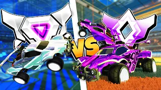 1 SUPERSONIC LEGEND vs *4* CHAMPS (CHALLENGE) | Rocket League